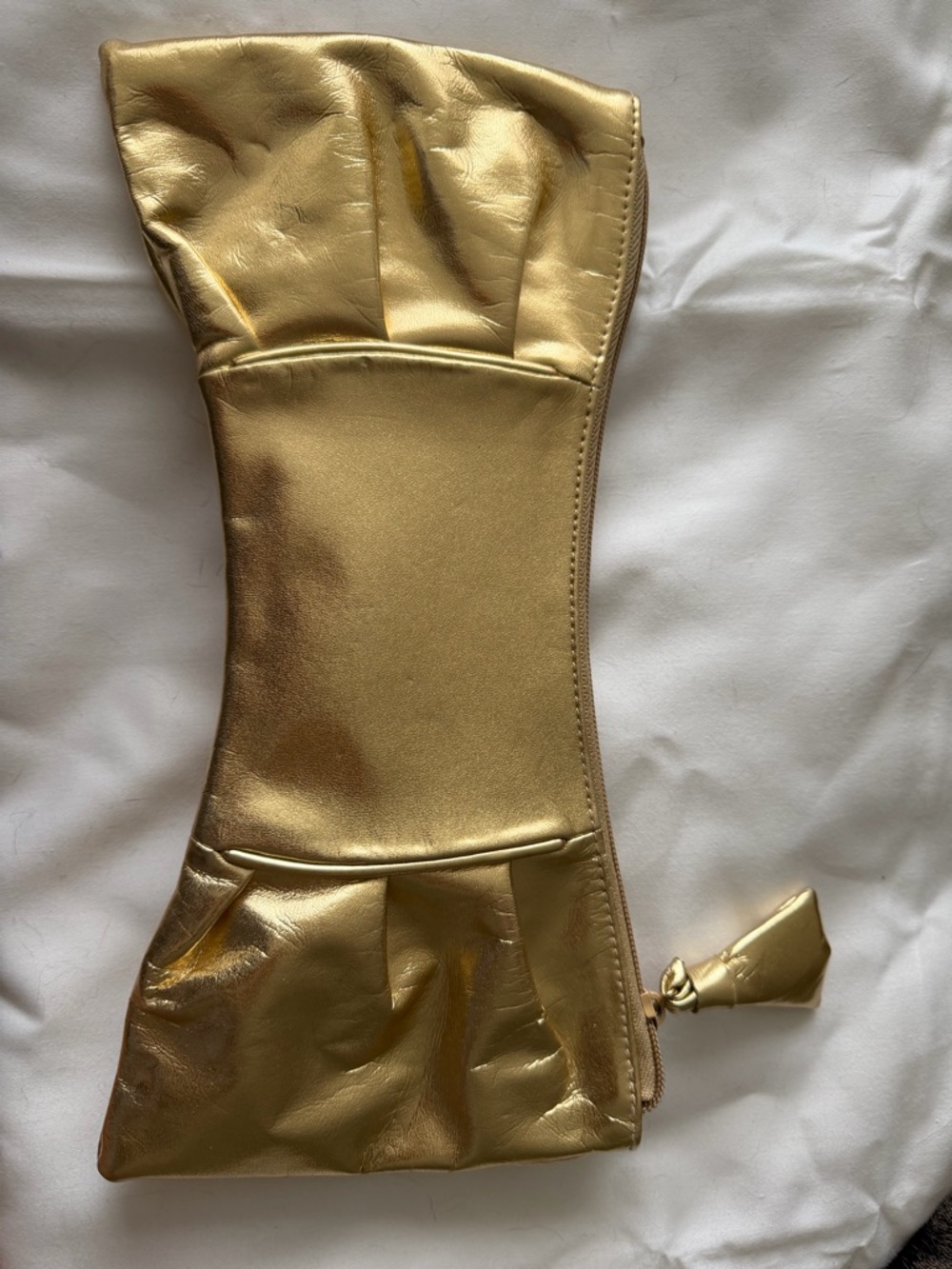 Vintage Nine West Metallic Gold Wristlet